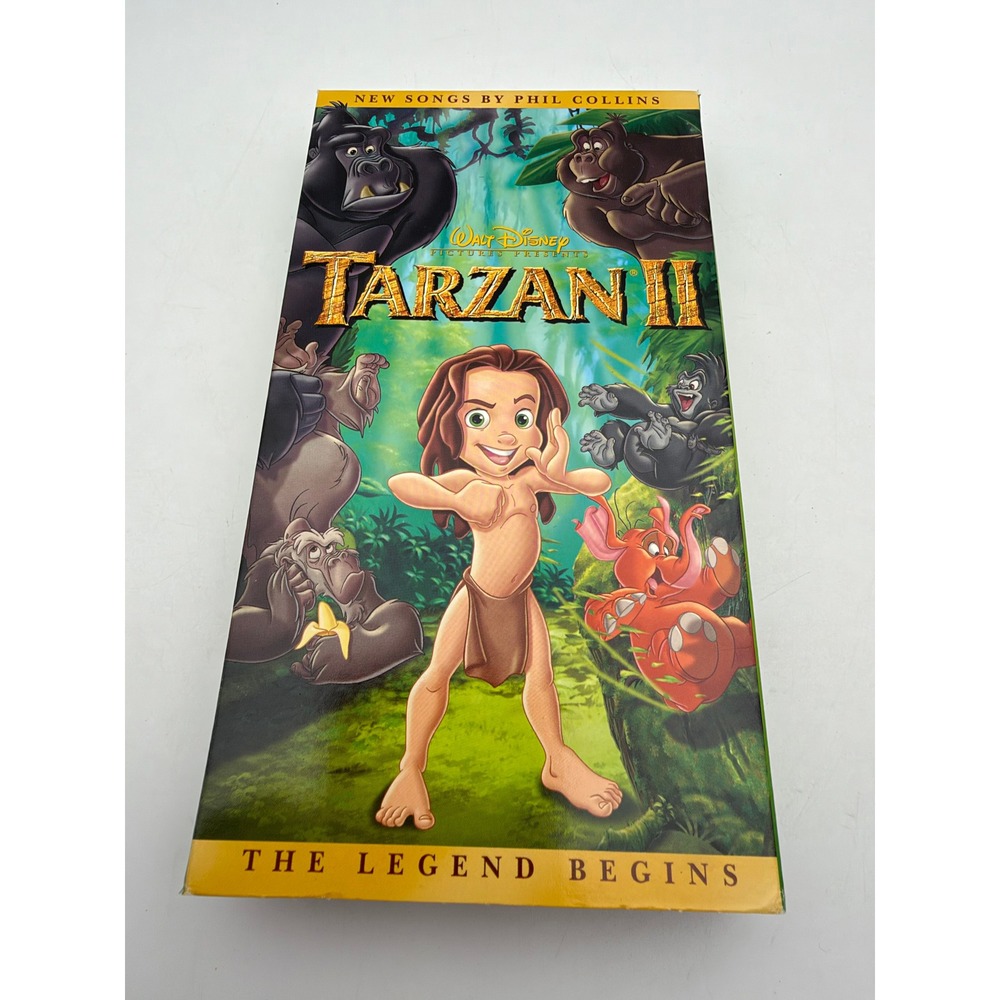 Walt Disney Tarzan II The Legend Begins VHS 2005 Movie Phil Collins H0699
